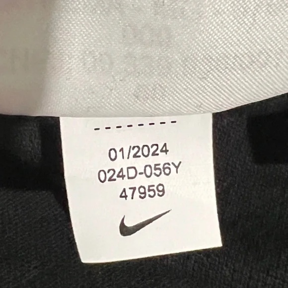 Nike Las Vegas Raiders Athletic Polo Shirt 2 button Black/Gray Medium - Picture 7 of 7